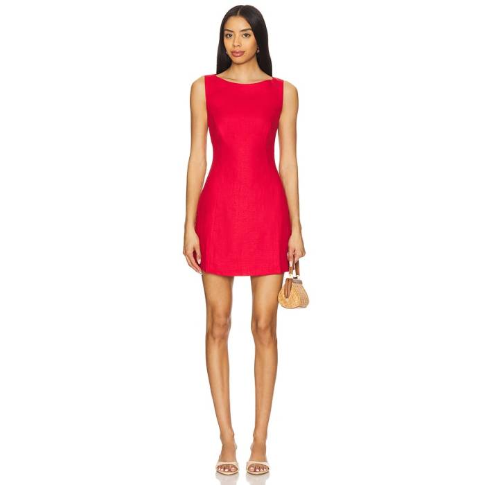 フェイスフルザブランド Faithfull The Brand 【 Lydie Mini Dress Women Red 】 ドレス レディース Red 赤・レッド｜スニケス