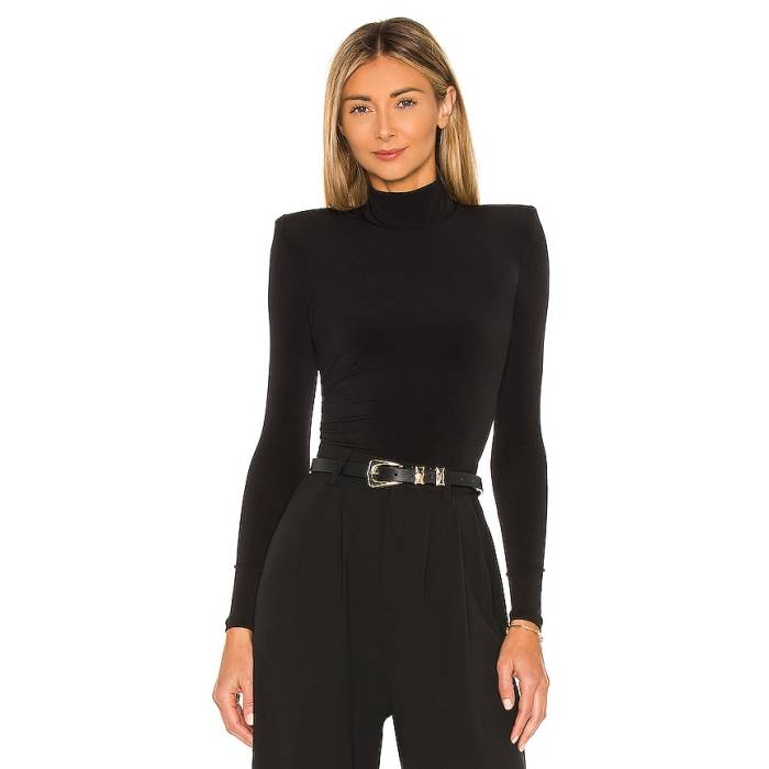 Nookie 【 Anastasia Bodysuit Women Black 】 上半身背広 レディース 黒いこと 黒いこと