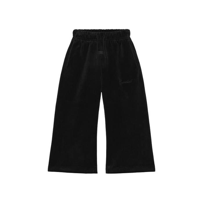Fear Of God Essentials 【 Kids Flare Pant Girls Vintage Black 】 ズボン下 お坊っちゃん キッズ vintage ビンテージ・ヴィンテージ 黒いこと 黒いこと