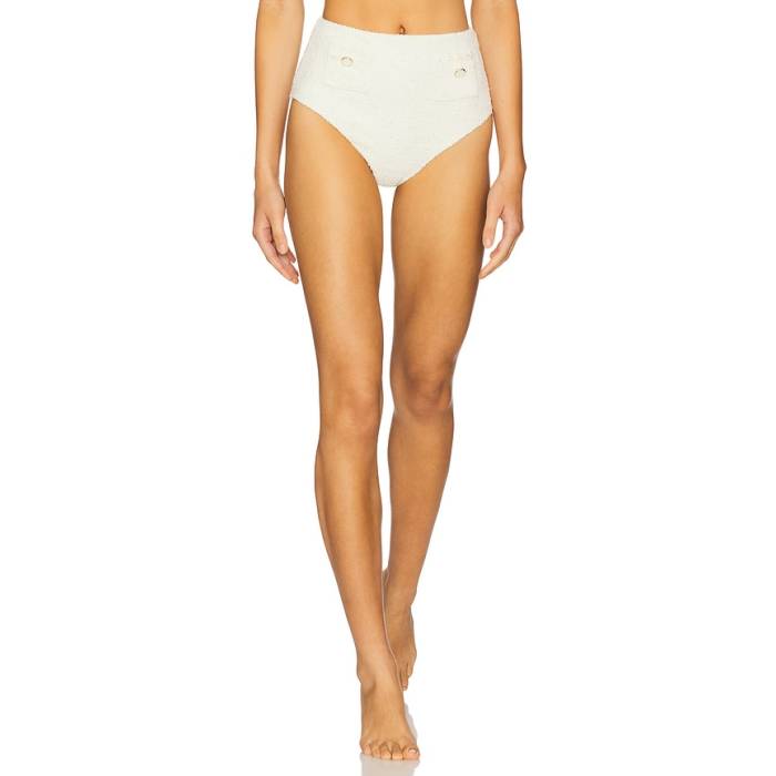 Simkhai 【 Diana High Waisted Bikini Bottom Women Ivory 】 御機嫌 ズボン ボトムス レディース 象牙色