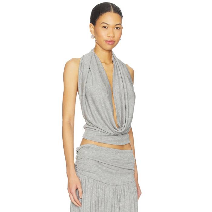 Aya Muse 【 Viona Top Women Gray 】 レディース gray 薄墨色・薄墨色・薄墨色