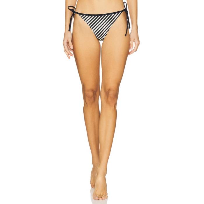 Solid \u0026 Striped 【 Iris Bikini Bottom Women Noir \u0026Amp; Khaki Stripe 】 ズボン ボトムス レディース カーキ Stripe 縞模様