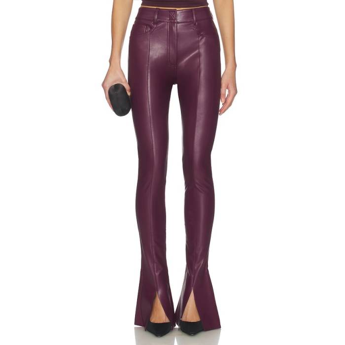Norma Kamali 【 Spat Jeans Women Plum 】 ジーンズ レディース｜スニケス