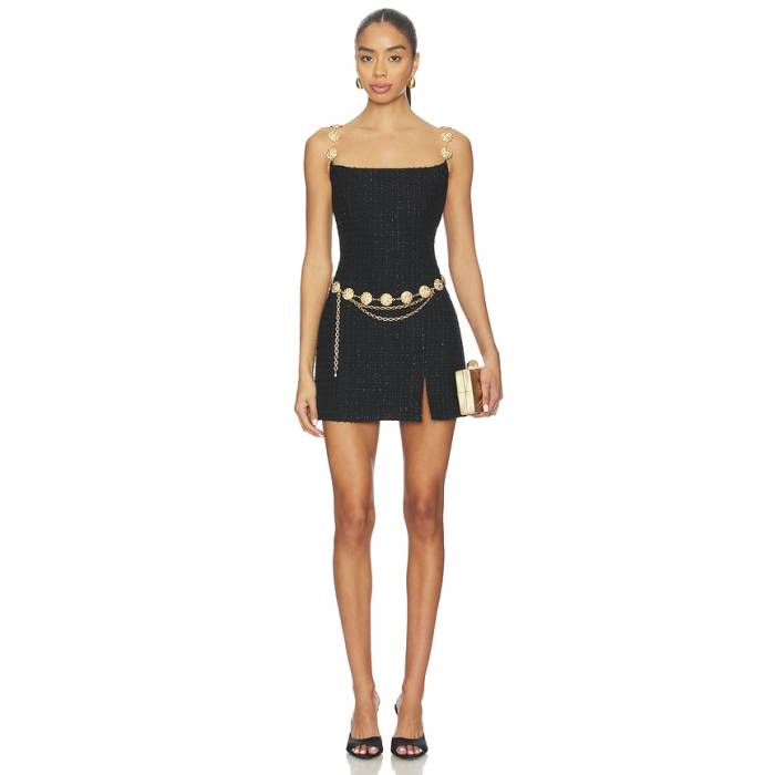 Nadine Merabi 【 Alex Dress Women Black 】 御召しもの レディース 黒いこと 黒いこと