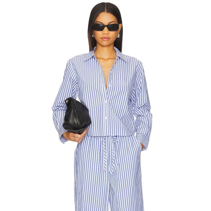 レイルズ Rails 【 Ramy Shirt Women Mariner White Stripes 】 レディース マリナー 白いこと 白いこと