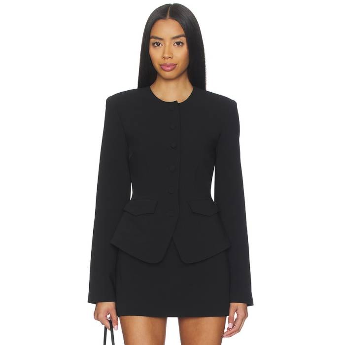 Stone Cold Fox 【 X Revolve Mandy Jacket Women Black 】 Jacket ジャケット レディース 黒色 ブラック｜スニケス