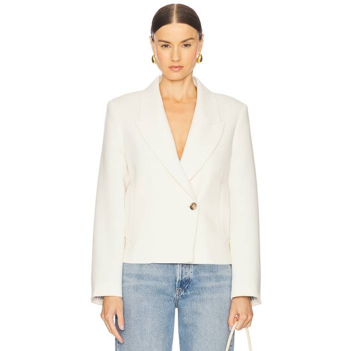 シチズンズオブヒューマニティ Citizens Of Humanity 【 Coren Cropped Blazer Women Cream 】 ブレイザー レディース クリーム｜スニケス