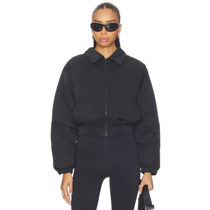 Astoria 【 Cropped Bomber Jacket Women Black 】 Jacket ジャケット レディース 黒色 ブラック|スニケス