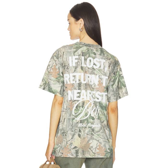 Motel Margarita 【 If Lost Tee Unisex Camo 】 Tシャツ ユニセックス カモ柄|スニケス