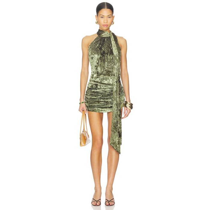 Siedres 【 Franky Dress Women Green 】 Franky フランキー 御召しもの レディース green 緑・緑であること
