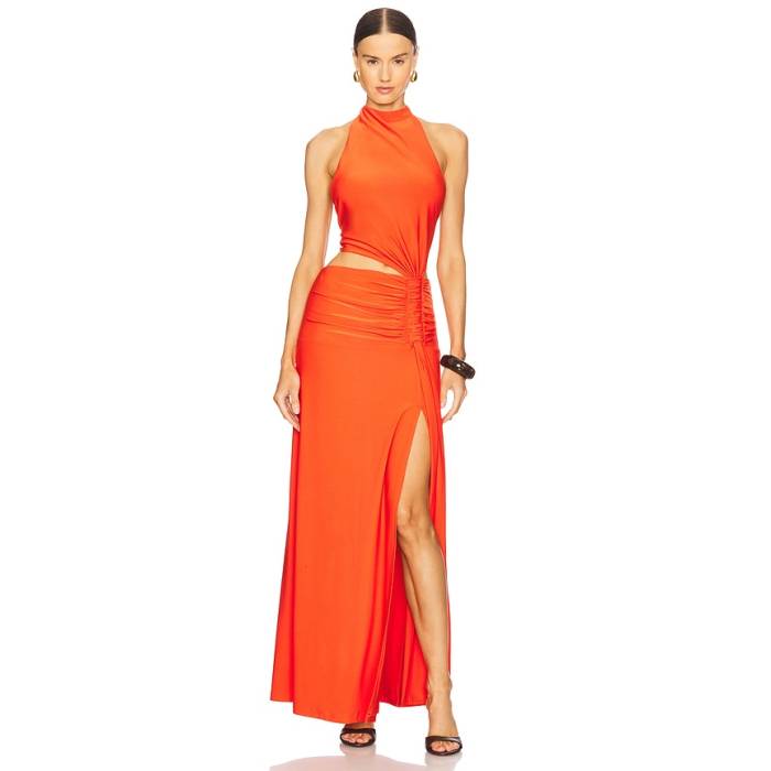 Misha 【 The Kendall Jersey Dress Women Chilli 】 プルオーバー お召しもの レディース