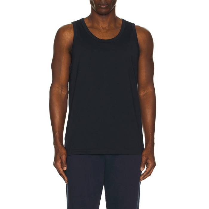 レイニングチャンプ Reigning Champ 【 Lightweight Jersey Slim Tank Top Men Navy 】 ティーシャツ slim か細い 貯蔵タンクいの一番 メンズ 紺色 米国海軍