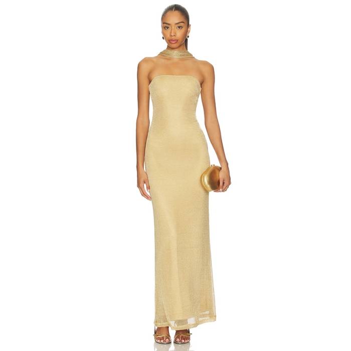 タイガーミスト Tiger Mist 【 Daniela Dress 2.0 Women Gold 】 お召しもの レディース ゴールド