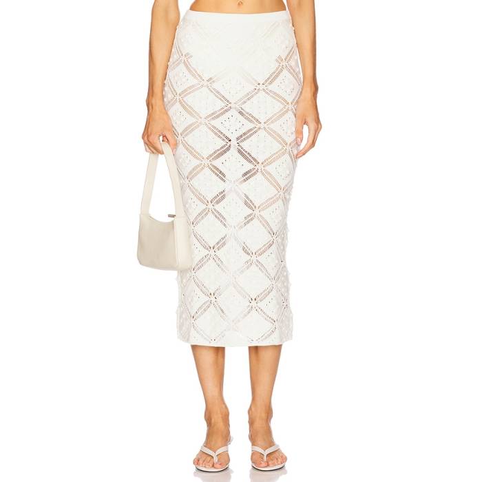 L'academie 【 By Marianna Baileigh Midi Skirt Women White 】 レディース 白色 ホワイト｜スニケス 14,819円