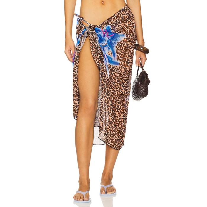 Superdown 【 Kalia Sarong Women Leopard 】 レディース ヒョウ柄 レオパード