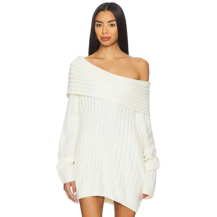 Weworewhat 【 Oversized Off Shoulder Sweater Women Ivory 】 トレーナー レディース アイボリー｜スニケス