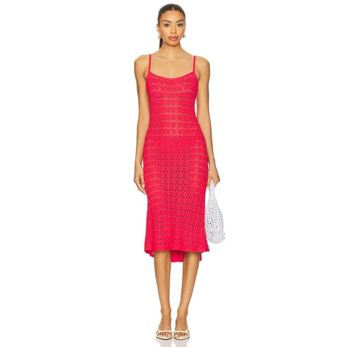 Pq 【 Peggy Dress Women Cranberry 】 お召しもの レディース