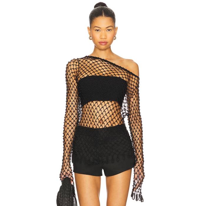 Lovers And Friends 【 Bryna Off-Shoulder Top Women Black 】 レディース 黒いこと 黒いこと