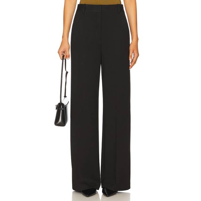 セオリー Theory 【 Trouser Pant Women Black 】 パンツ レディース 黒色 ブラック