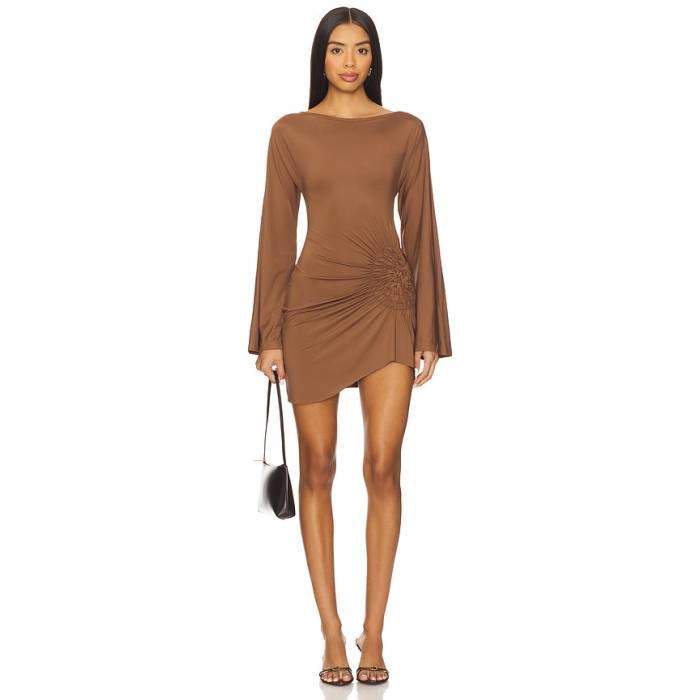 Sndys 【 Olividae Mini Dress Women Mocha 】 お召しもの レディース