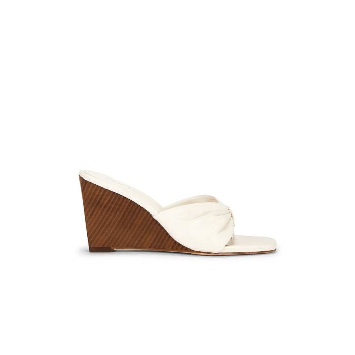 Veronica Beard 【 Tullia Wedge Sandal Women Ecru 】 ウェッジ レディース