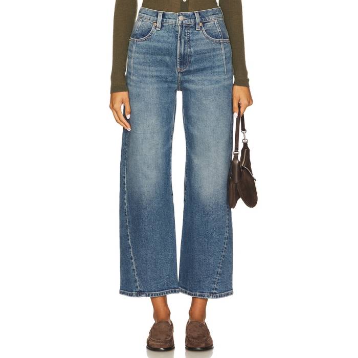 Pistola 【 Kyra High Rise Bowed Ankle Jeans Women Soho 】 ご機嫌 ライズ デニム レディース レディースファッション-パンツ