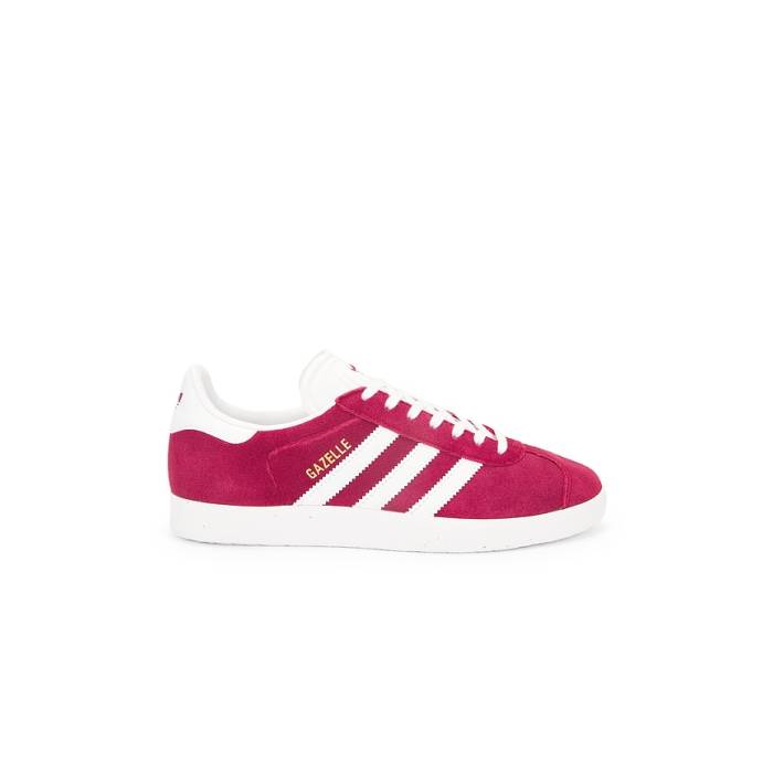 アディダス Adidas Originals 【 Gazelle Sneaker Unisex Collegiate Burgundy, White \u0026Amp; Gold Metallic 】 ガゼル 靴 スニーカー ユニ一発やる 白いこと 白いこと ゴールド