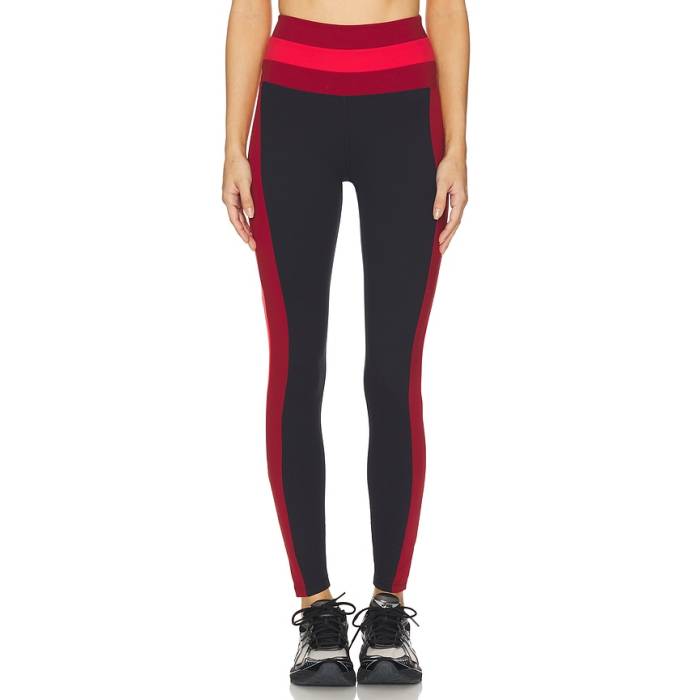 ビーチライオット Beach Riot 【 Mariella Legging Women Redwood Colorblock 】 レディース 赤いこと木材