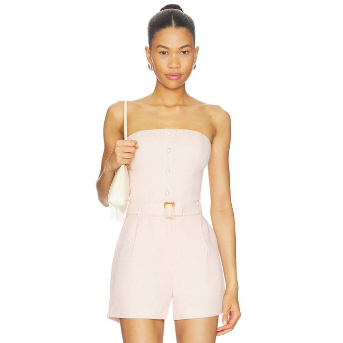 Karina Grimaldi 【 Suri Bodysuit Women Pastel Pink 】 上半身背広 レディース pink サクラ色