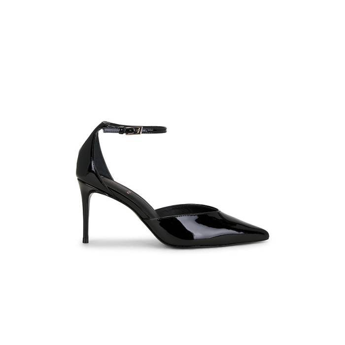 Black Suede Studio 【 Darcie 80 Pump Women Black 】 揚水機 レディース 黒いこと 黒いこと