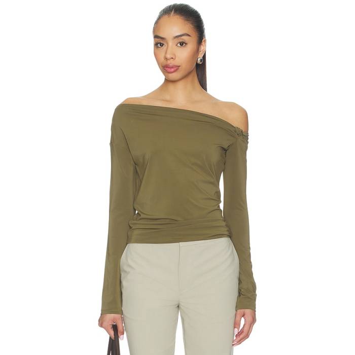 Eaves 【 Jayne Off Shoulder Top Women Capers 】 レディース