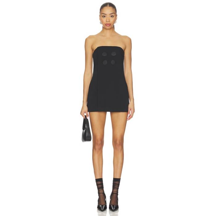 Niihai 【 Wrap Button Up Dress Women Black 】 wrap さあ美 お召しもの レディース 黒いこと 黒いこと