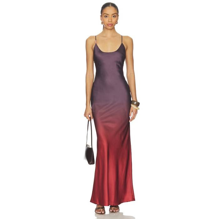 Sndys 【 Amaya Bias Maxi Dress Women Plum Ombre 】 ドレス レディース|スニケス