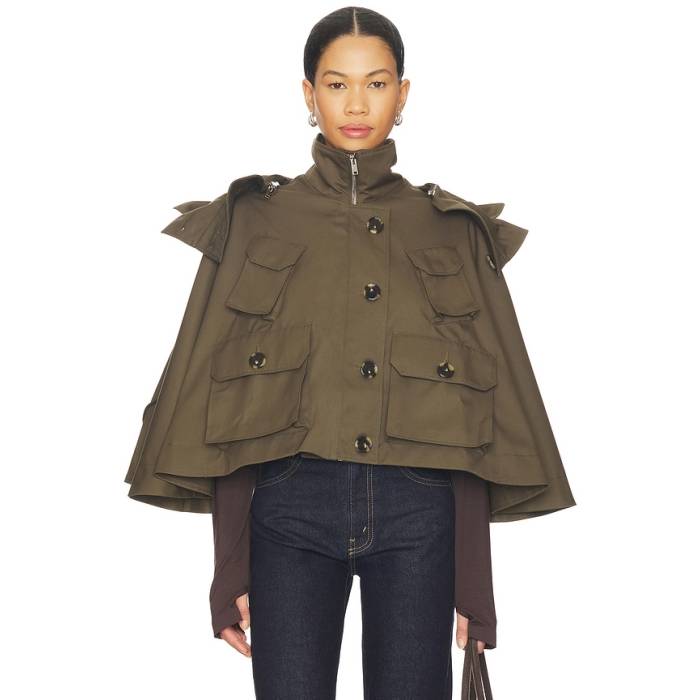Vaillant 【 Military Cropped Trench Women Khaki 】 レディース カーキ|スニケス