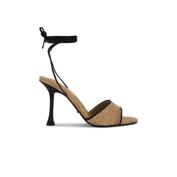 トニービアンコ Tony Bianco 【 Lamar Heel Women Natural Hessian &Amp; Black 】 ヒール レディース ナチュラル 黒色 ブラック｜スニケス