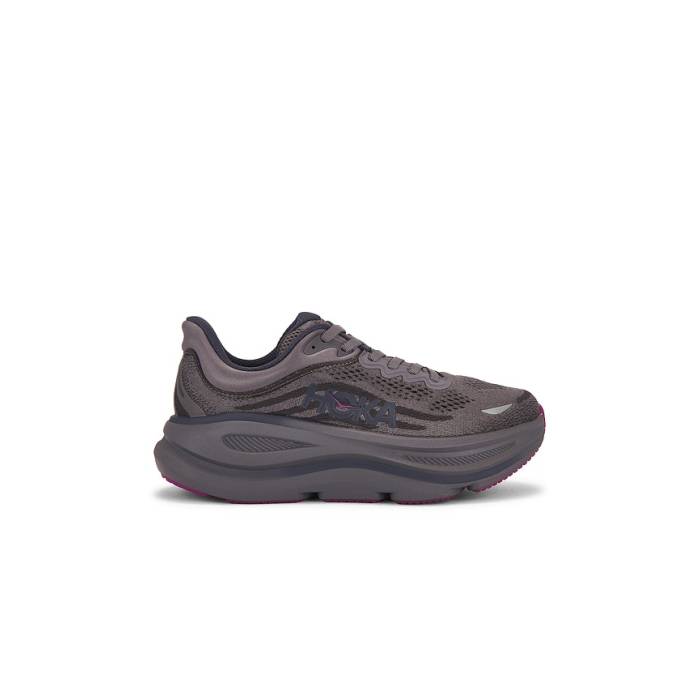 Hoka 【 Bondi 9 Sneaker Women Berry Shrub \u0026Amp; Galaxy 】 靴 スニーカー レディース 小宇宙