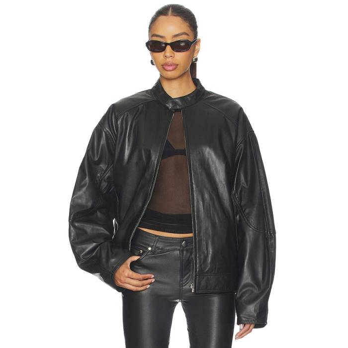 Eb Denim 【 Domenico Bomber Jacket Women Black 】 Jacket 上衣 レディース 黒いこと 黒いこと