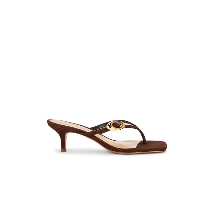 シュッツ Schutz 【 Miriam Sandal Women Chestnut Brown 】 レディース 赤銅色 赤銅色