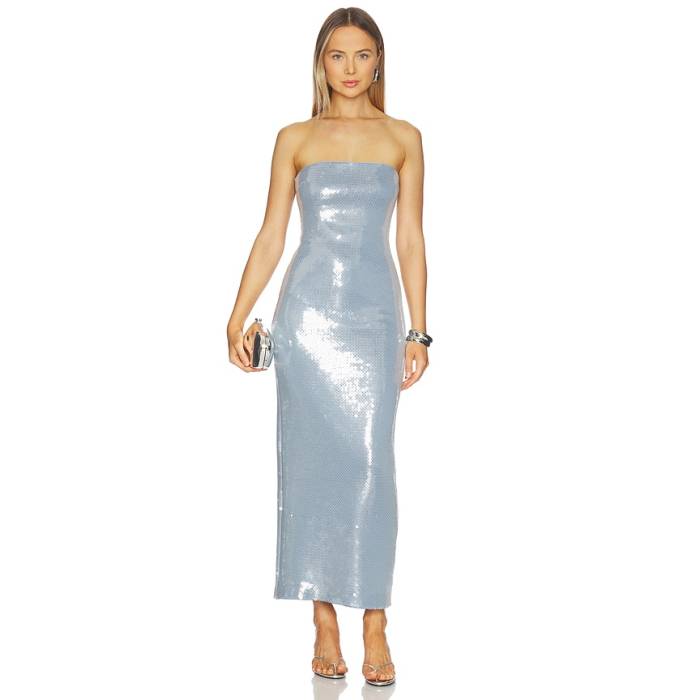 Nbd 【 Noya Maxi Dress Women Icy Blue 】 ドレス レディース 青色 ブルー｜スニケス