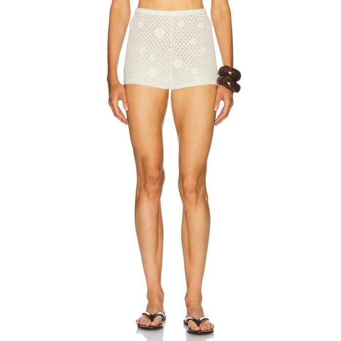 Helsa 【 Rieley Short Women Ivory 】 レディース 象牙色