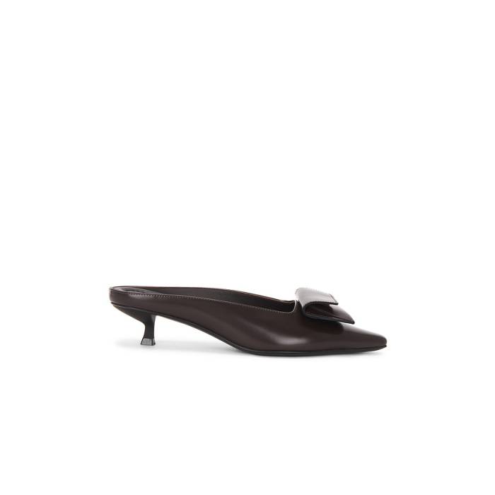St. Agni 【 Petit Pouch Heel Women Coffee 】 踵 レディース