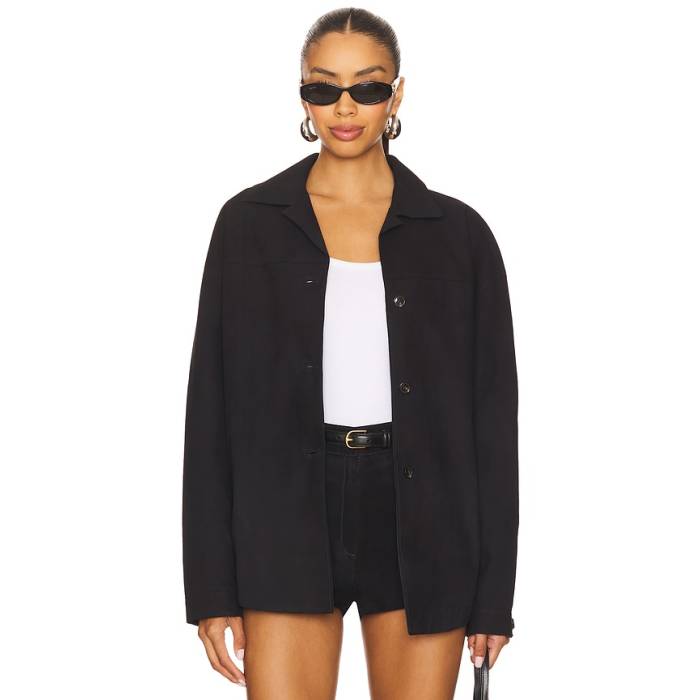 Zut 【 X Revolve Meydan Suede Jacket Women Navy 】 スエード・スウェード Jacket ジャケット レディース 紺色 ネイビー|スニケス