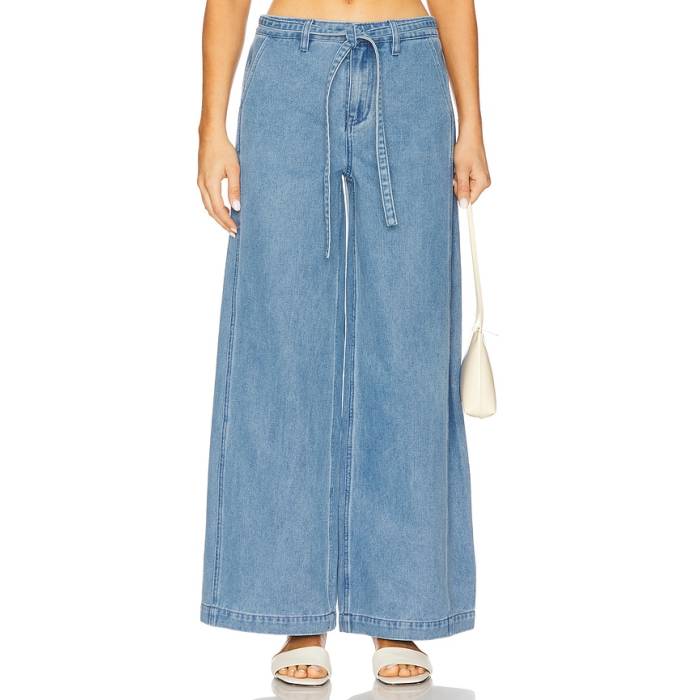 Sovere 【 Everleigh Wide Leg Jeans Women Indigo 】 デニム レディース 藍色・インディゴ レディースファッション-パンツ