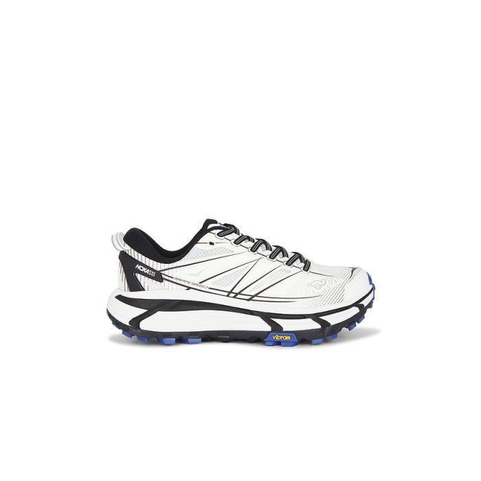 Hoka 【 U Mafate Speed 2 Men White \u0026Amp; Cobalt Blue 】 Speed スピード メンズ 白色 ホワイト 青色 ブルー