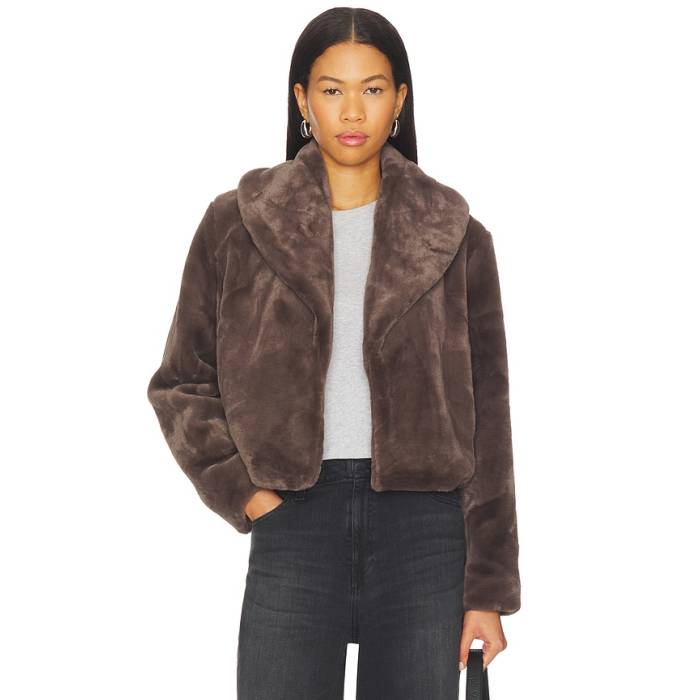 ブランクニューヨークシティー Blanknyc 【 Cropped Faux Fur Coat Women Full Steam 】 レディース