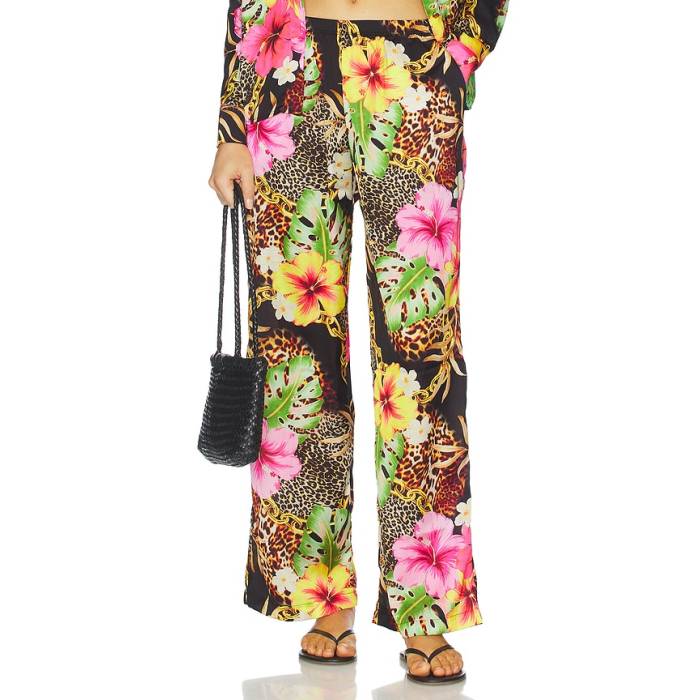 ルリファマ Luli Fama 【 Elastic Waistband Pant Women Multi Black 】 ズボン下 レディース 黒いこと 黒いこと