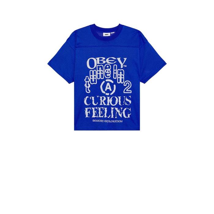 オベイ Obey 【 Elm Practice Jersey Men Dazzling Blue 】 プラクティス ジャージ メンズ 青色 ブルー