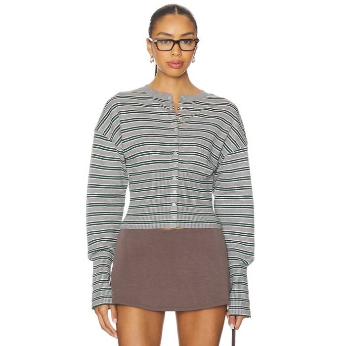 ライオネス Lioness 【 Head In The Clouds Cardigan Women Grey Moss 】 カーディガン レディース 灰色 グレー｜スニケス