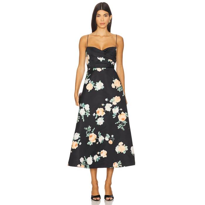 Sau Lee 【 Bo Dress Women Black Multi 】 お召しもの レディース 黒いこと 黒いこと