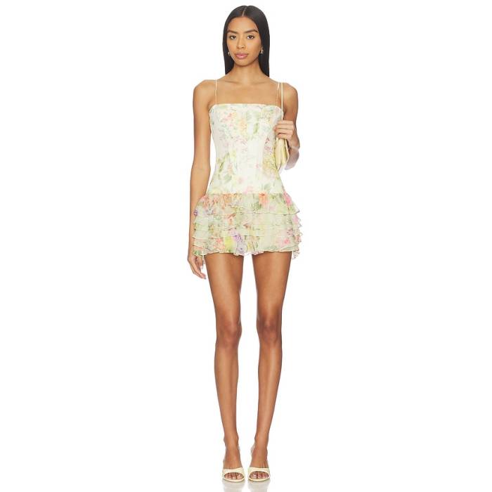 アマンダアプリチャード Amanda Uprichard 【 Laureline Romper Women Endive Multi 】 ロンパース レディース